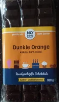 Dunkle Orange Handgeschöpfte Schokolade