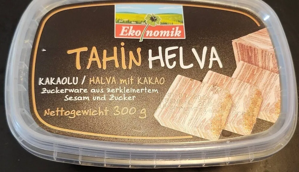 Tahin Helva Kakaolu Halva mit Kakao