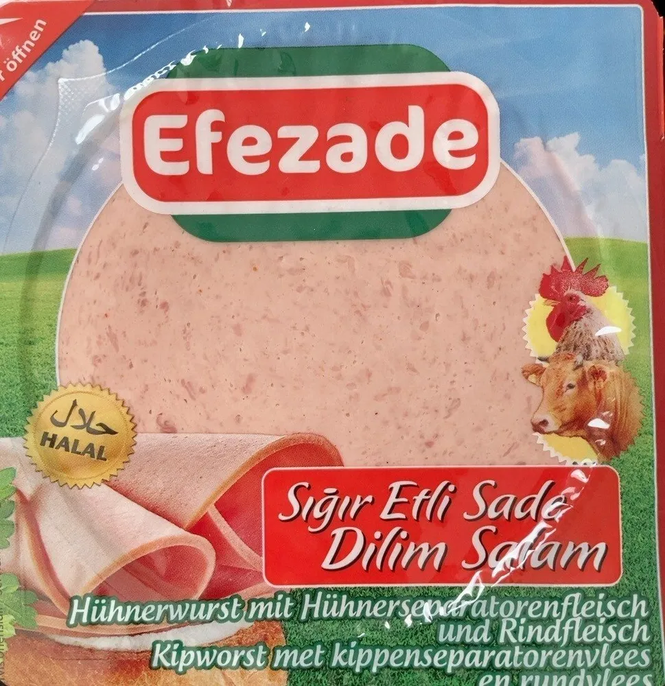 Sigir etli sade dilim salam