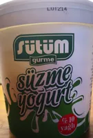 Süzme yogurt