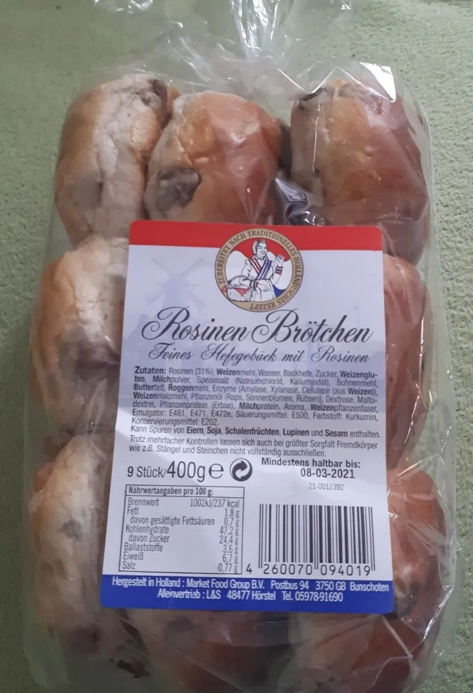 Rosinen Brötchen