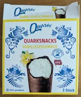 Quarksnacks Vanillegeschmack 3er-Pack