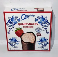 Quarksnacks Erdbeere 3er-Pack
