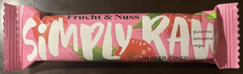 Frucht und Nuss Himbeer Crisp