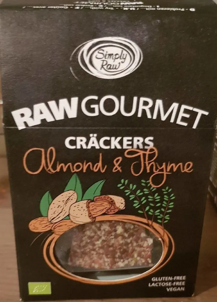Crackers almond thyme