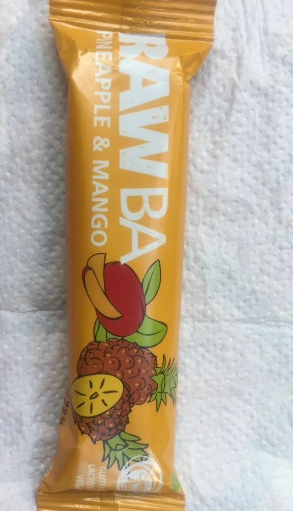 Raw Ba Ananas Mangue 40G Simply Raw