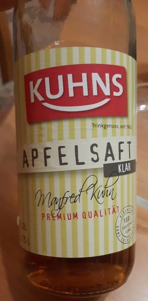 Kuhns Apfelsaft (klar)
