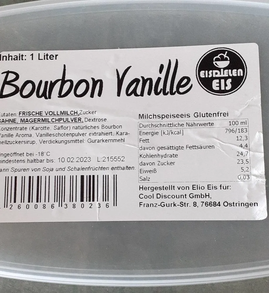 Bourbon Vanille Eis