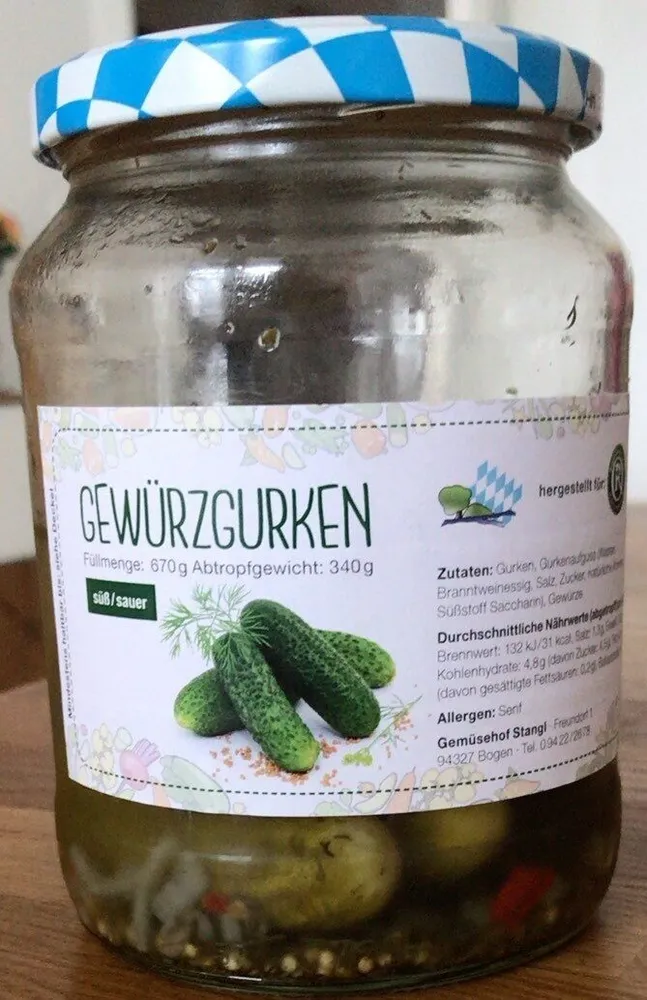 Gewürzgurken süss/sauer