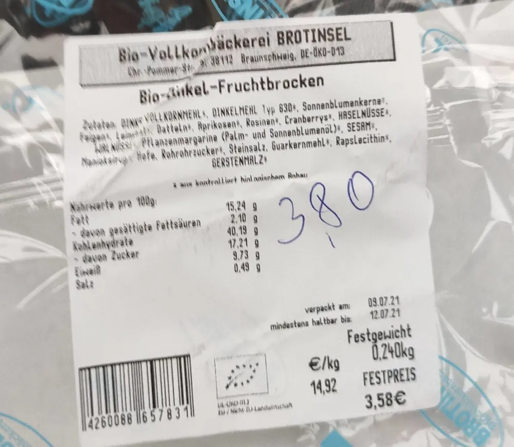 Bio-Vollkornbackrei Brotinsel