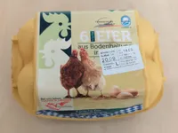 Eier aus Bodenhaltung
