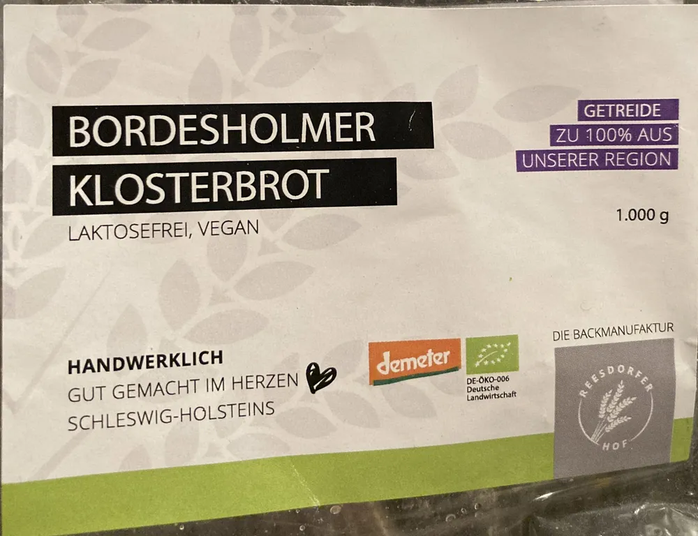 Bordesholmer Klosterbrot