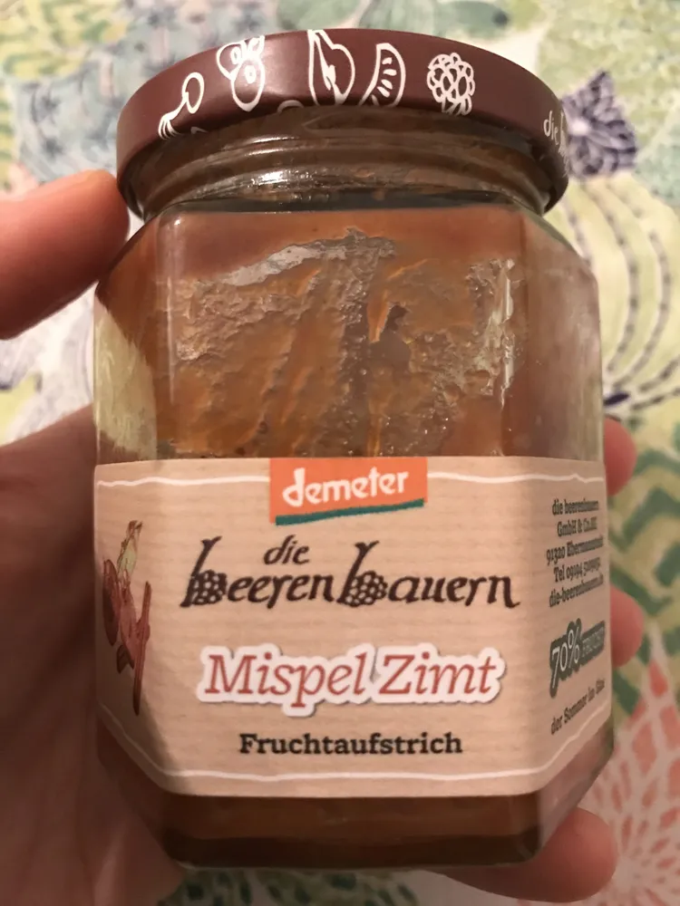 MispelZimt Fruchtaufstrich