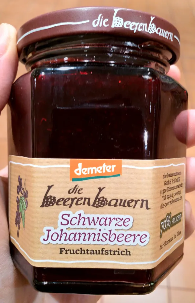 Schwarze Johannisbeere Fruchtaufstrich