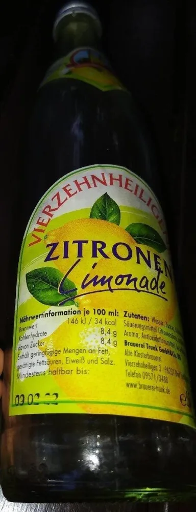 Zitronen Limonade