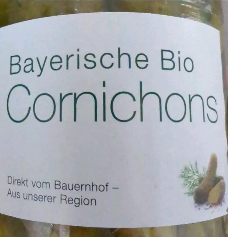 Bayerische Bio Cornichons