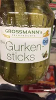 Grossmann's feldfrüchte bâtonnets de concombre bio