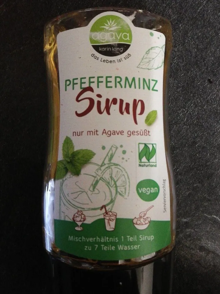 Pfefferminzsirup