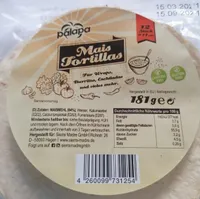 Mais tortilla