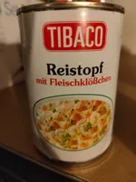 Reistopf mit Fleischklößchen
