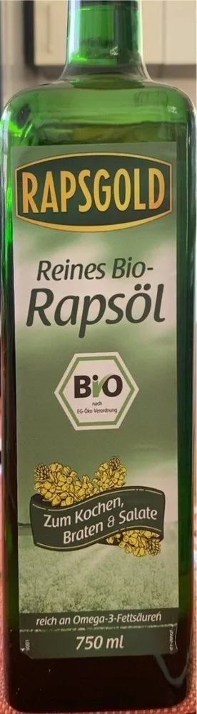 Reines Bio-Rapsöl