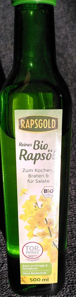 Reines Bio Rapsöl zum Kochen, Braten & für Salate