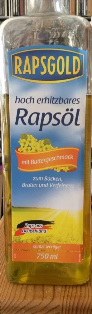 Rapsöl mit Buttergeschmack