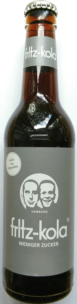 fritz-kola weniger Zucker