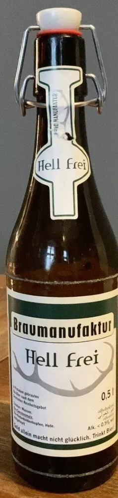 Bier Hell Frei alkoholfrei