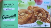 Phyllo swirls apple