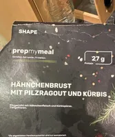 Hähnchenbrust mit pilzragout Kürbis