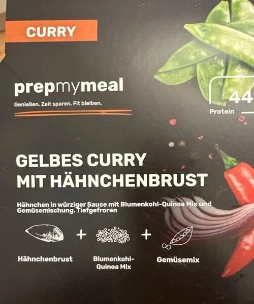 GELBES CURRY MIT HÄHNCHENBRUST