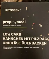 Hähnchen mit Pilzragout und Käse überbacken