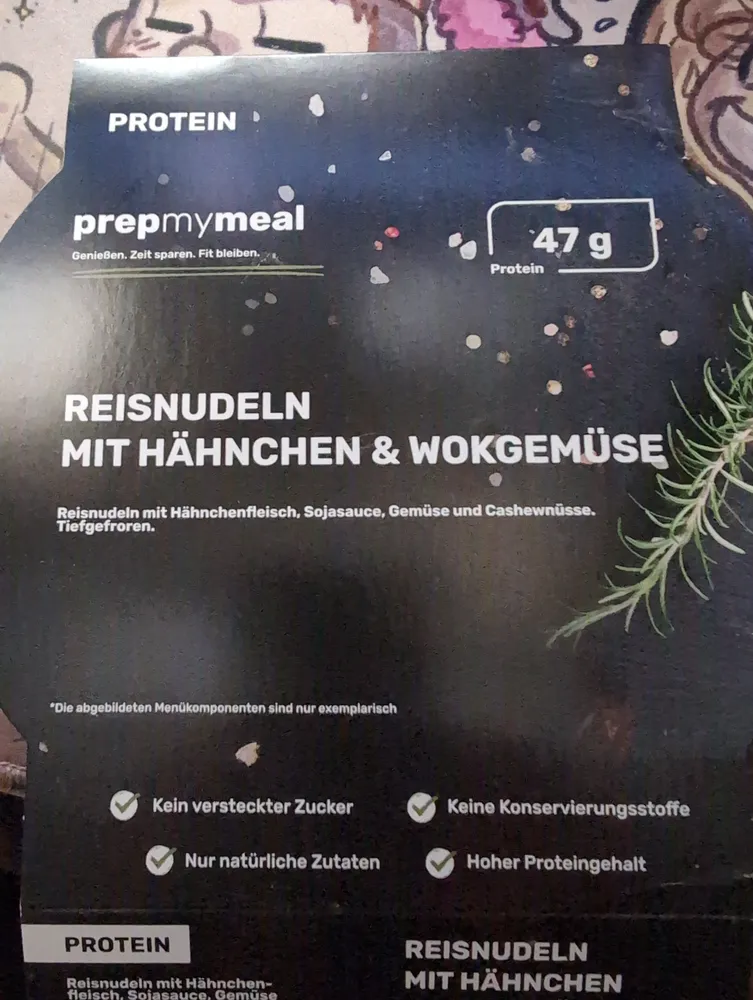 Reisnudeln mit Hähnchen & Wokgemüse