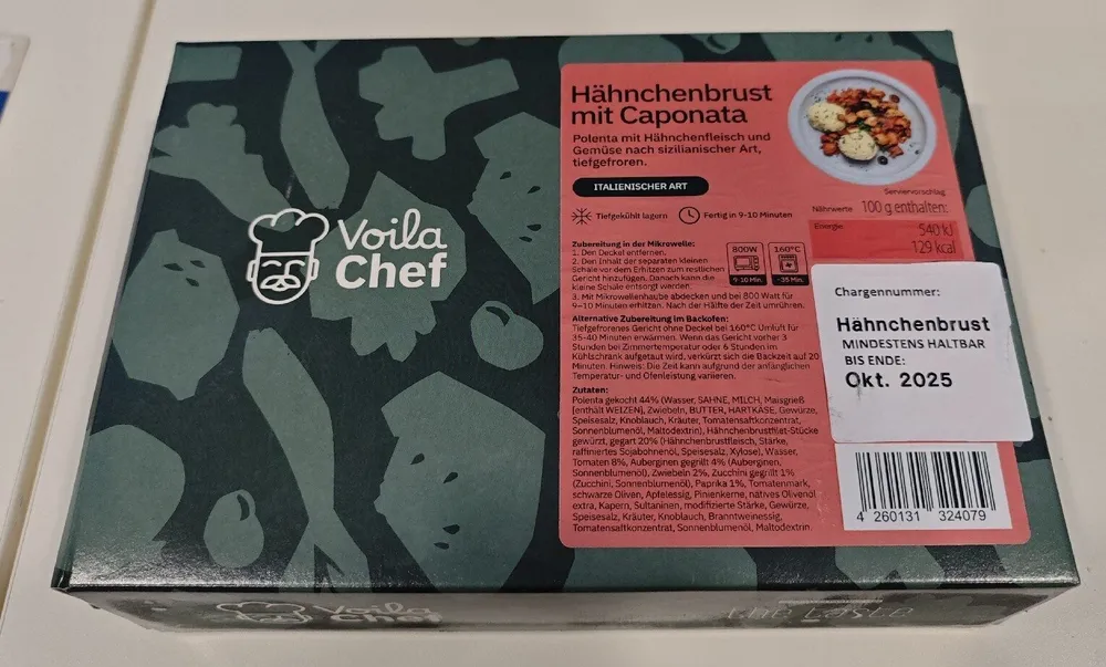 Hähnchenbrust mit Caponata