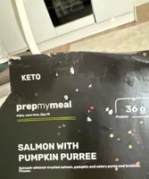 SALMON WITH PUMPKIN PURREE