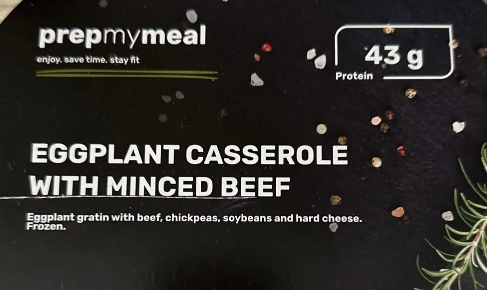 Eggplant Casserole With Minced Bref