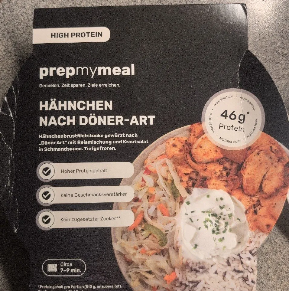 Hähnchen nach Döner Art.