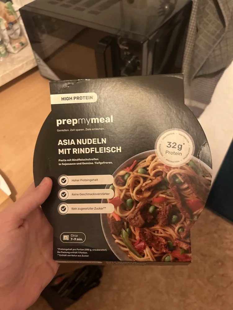 Asia Nudeln mit Rindfleisch