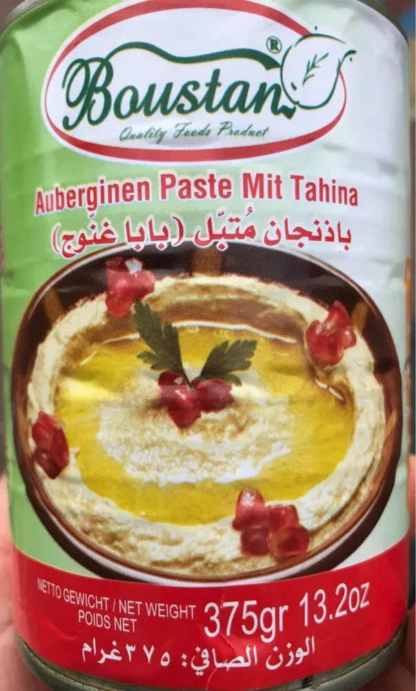 Auberginen paste mit tahini