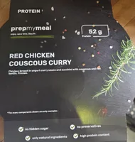 Red chicken couscous curry