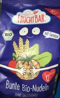 Bunte Bio-Nudeln