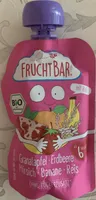 FruchtBar Granatapfel-Erdbeere-Pfirsich-Banane-Reis