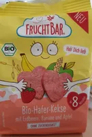 Hafer Kekse mit Erdbeeren Banane und Apfel (ab 8 Monaten)