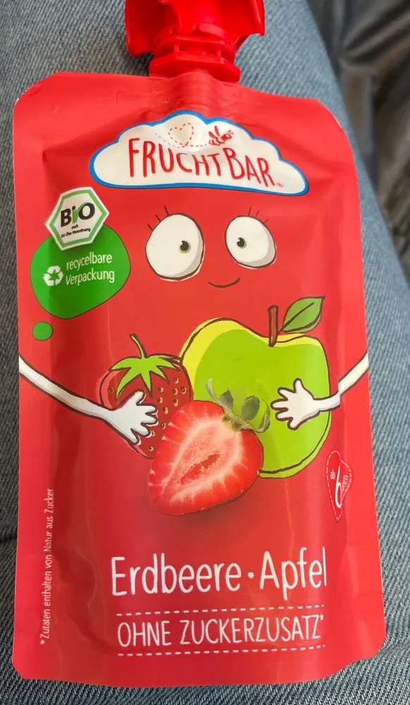 Erdbeere Äpfel Quetschie