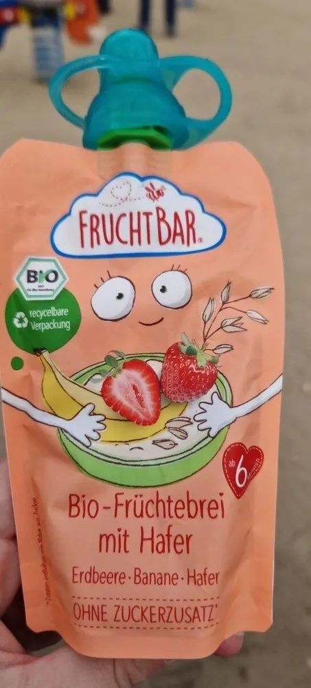 Bio Früchtbrei mit hafer