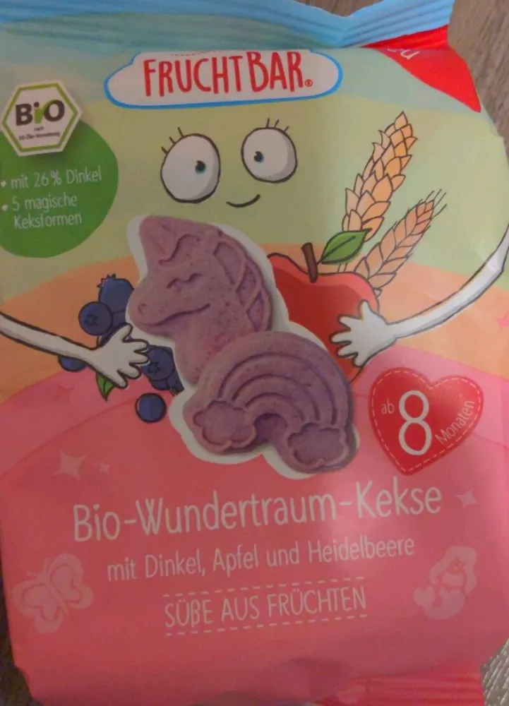 Wundertraum Kekse Dinkel Apfel Heidelbeere Rote Beete (ab 8 Monaten)