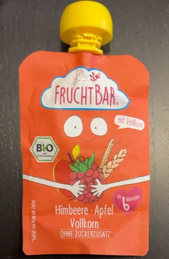 Fruchtbar Himbeere Apfel Vollkorn