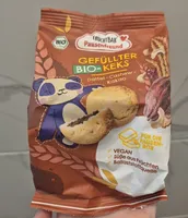 Bio-Kekse mit Dattel-Cashew-Kakao-Cremefüllung