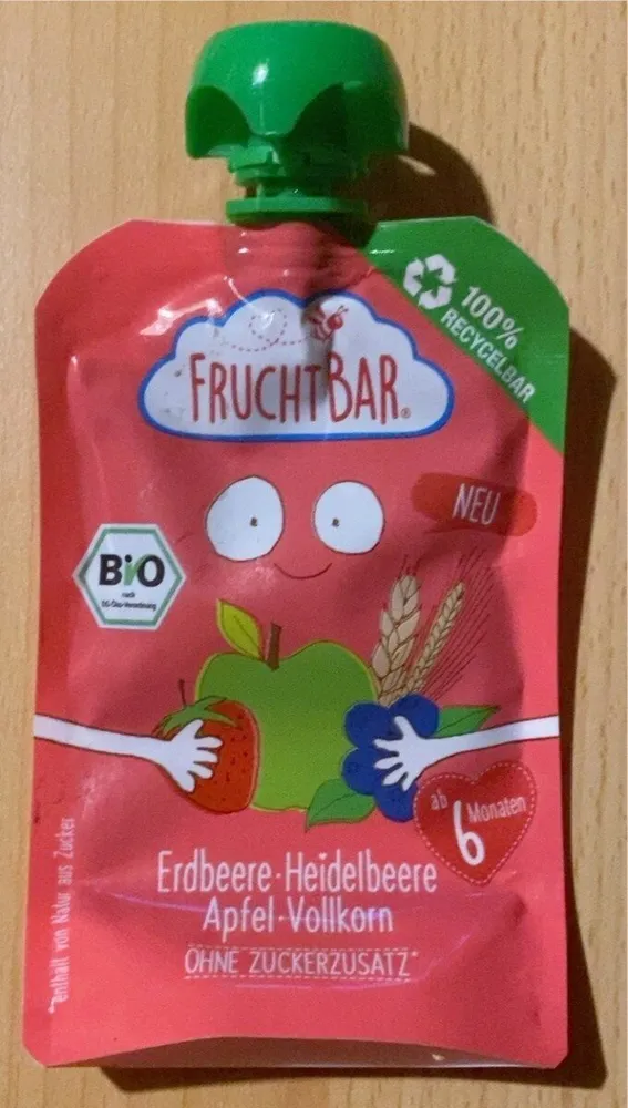 FruchtBar Erdbeere Heidelbeere Apfel Vollkorn